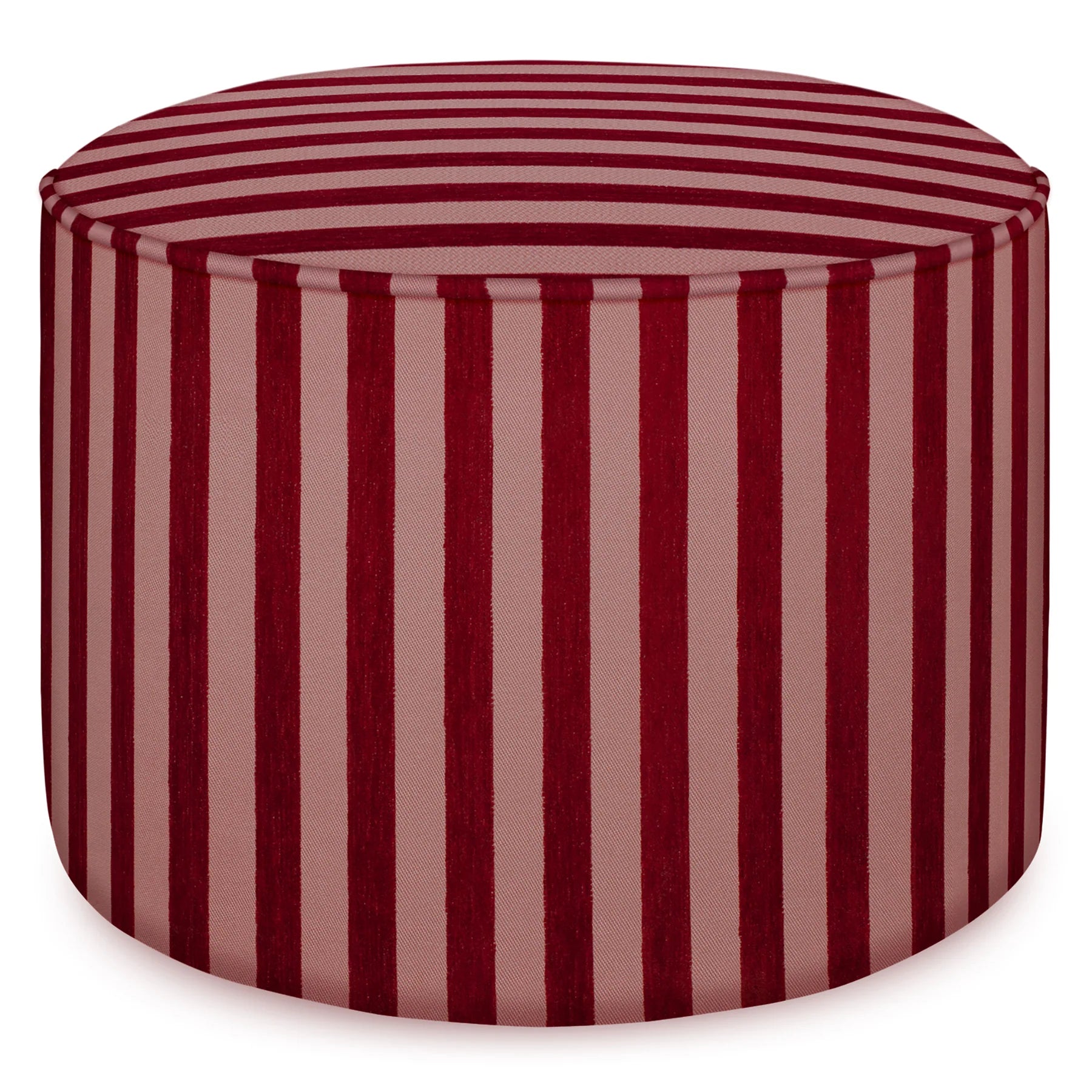 PALAIS SUSTAINABLE LUXURY | POUF JACKIE - BORDEAUX & ROSÉ