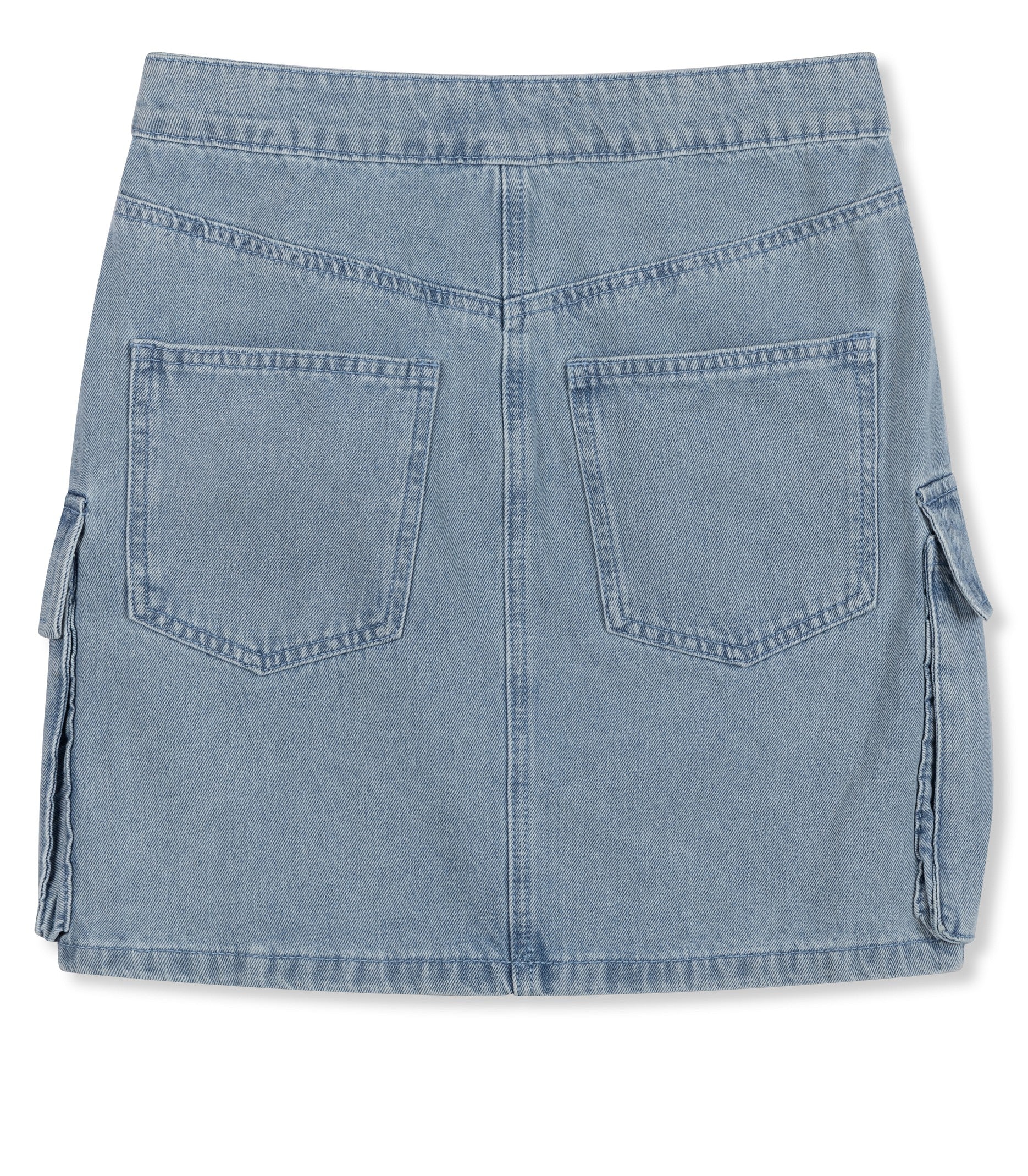 REFINED DEPARTMENT | JISEL DENIM SKIRT - LIGHT BLUE