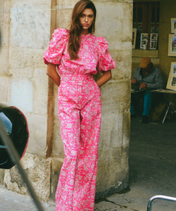 HARPER & YVE | HOLLY PANTS - FLIRTY FLOWER PINK