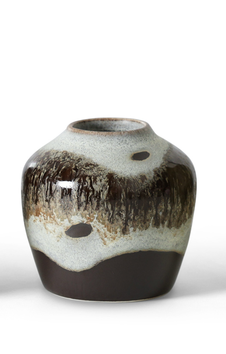 HKliving | SMALL VASE - PURSUIT: BROWN