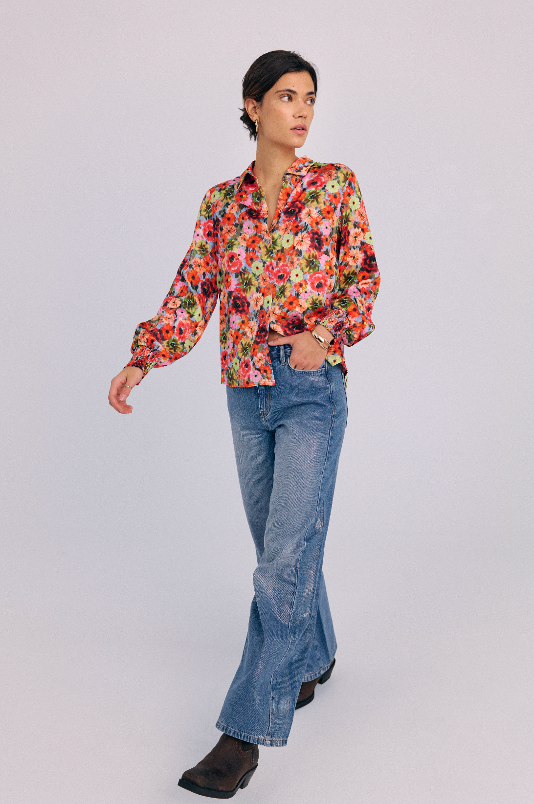 NÜMPH | MISTA SHIRT - FIERY RED