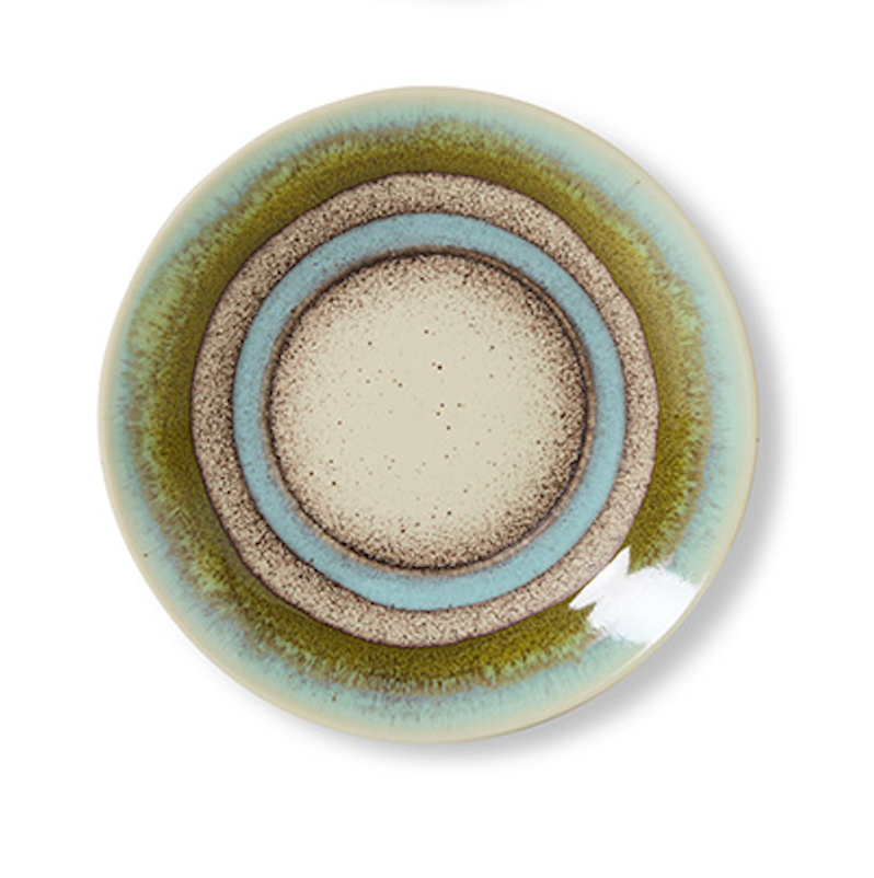 HKliving | 70S CERAMICS: SAUCER - GLINT