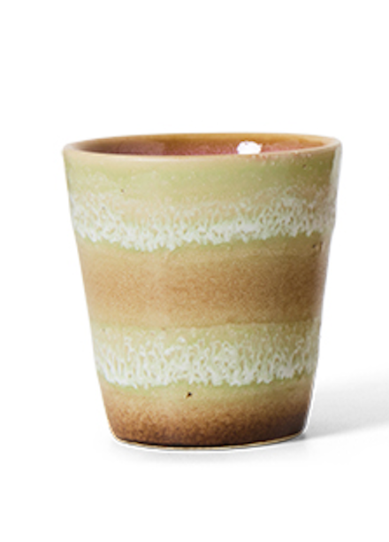 HKliving | 70'S RISTRETTO MUGS - FUTURISM: UMBER