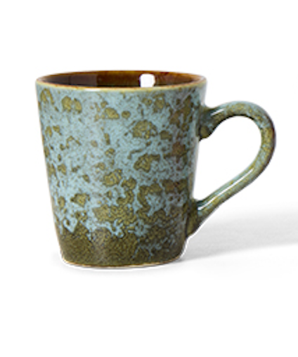 HKliving | 70S CERAMICS: ESPRESSO MUGS - BRUTALISM: VERDIGRIS
