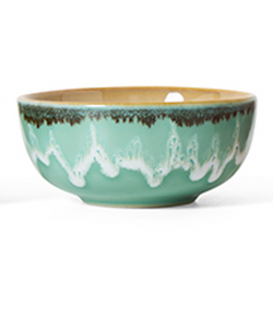 HKliving | 70S CERAMICS: XS BOWL - MODERNIST: GREEN SEA