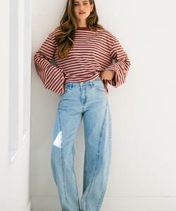 INOUE BARREL JEANS - BLUE