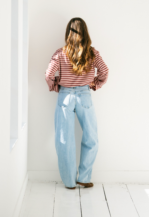 INOUE BARREL JEANS - BLUE