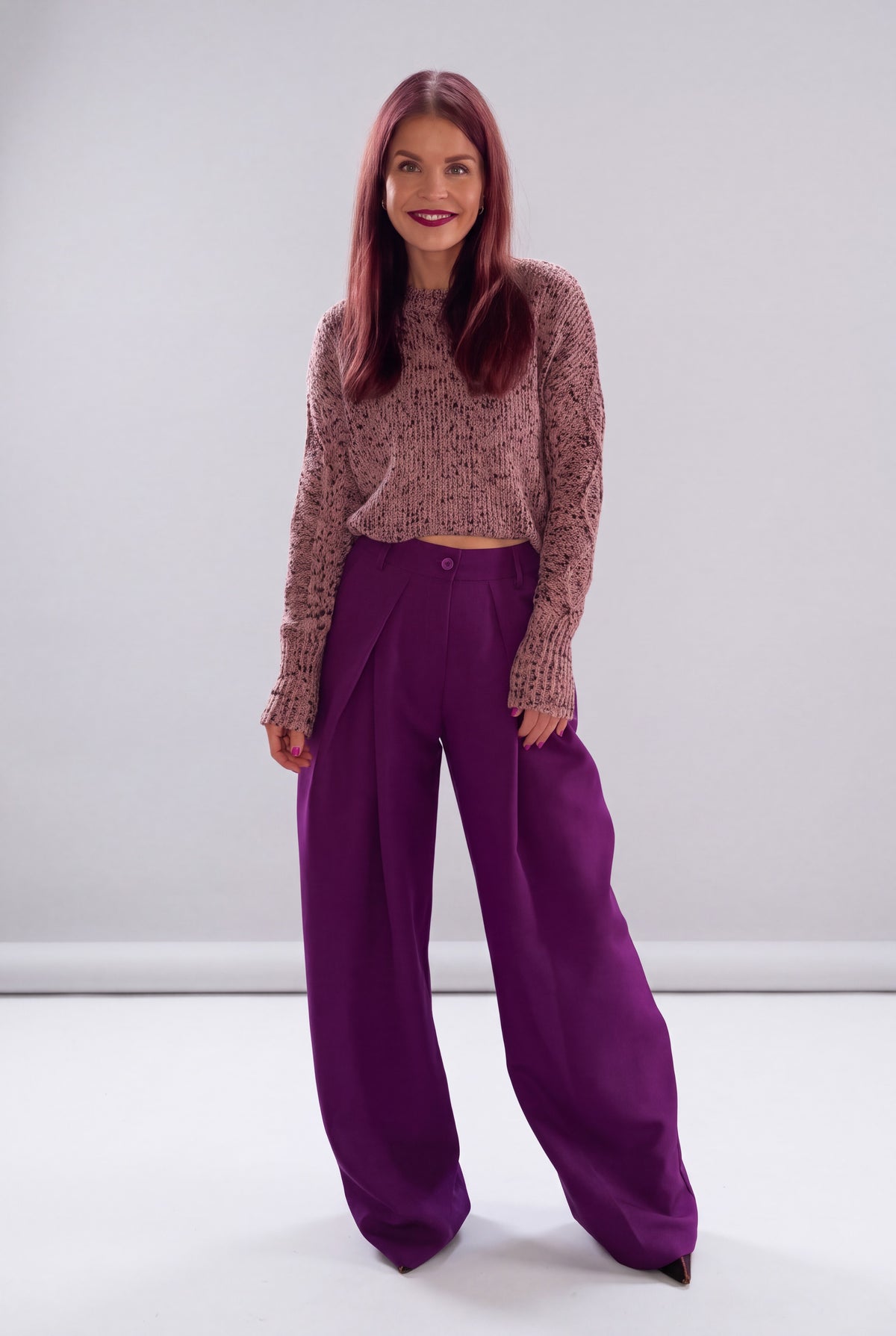 KHALO SPECKLED KNIT - POTPOURRI