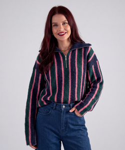 LOEKIE STRIPED PULLOVER - MULTI