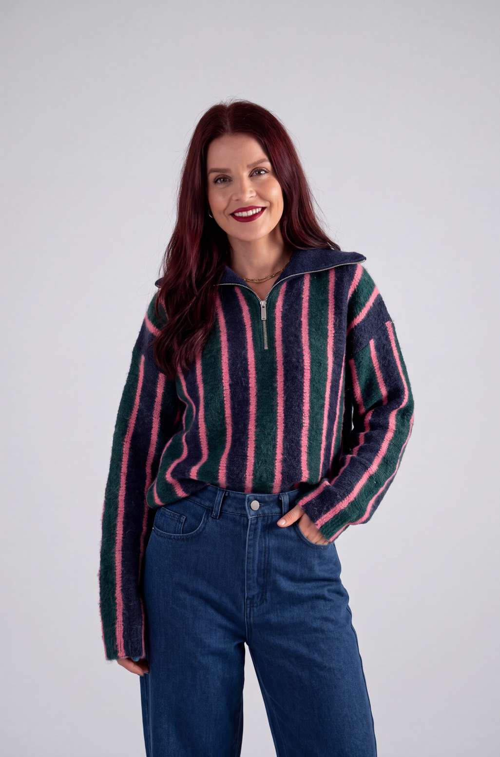 LOEKIE STRIPED PULLOVER - MULTI