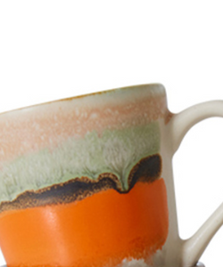 HKliving | 70S CERAMICS: ESPRESSO MUGS - RETRO