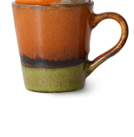 HKliving | 70S CERAMICS: ESPRESSO MUGS - RETRO