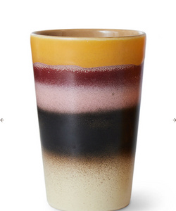 HKliving | 70S CERAMICS: TEA MUG - SUNSET