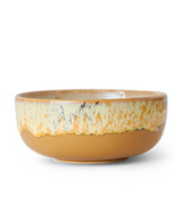 HKliving | 70S CERAMICS: TAPAS BOWL DRIFT - SUNBEAM