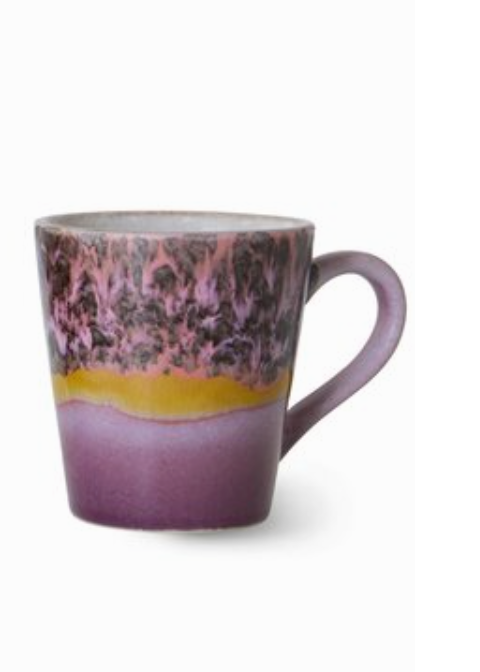 HKliving | 70S CERAMICS: ESPRESSO MUGS - RETRO