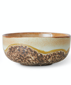 HKliving | 70S CERAMICS: TAPAS BOWL DRIFT - SHELL