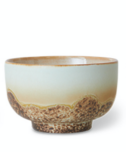 HKliving | 70S CERAMICS: NOODLE BOWL - SEABREEZE: SHELL