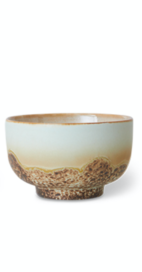 HKliving | 70S CERAMICS: NOODLE BOWL - SEABREEZE: SHELL