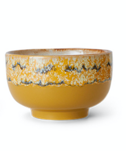 HKliving | 70S CERAMICS: NOODLE BOWL - SEABREEZE: SUNBEAM