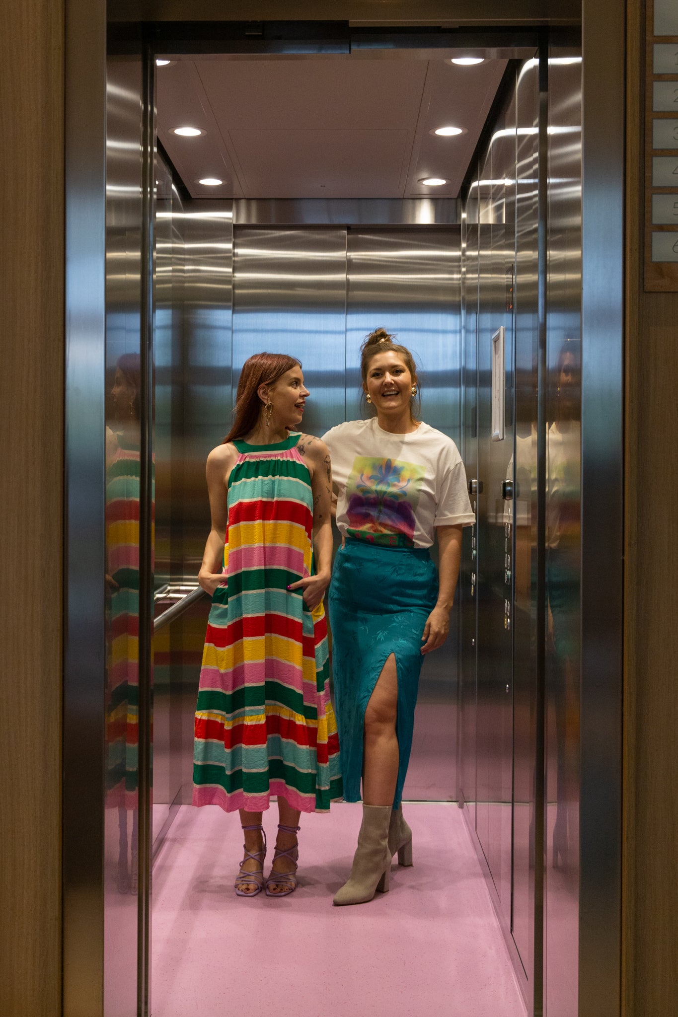 BERAWA LUXE | KOKOMO JACQUARD SKIRT - TURQUOISE / GREEN