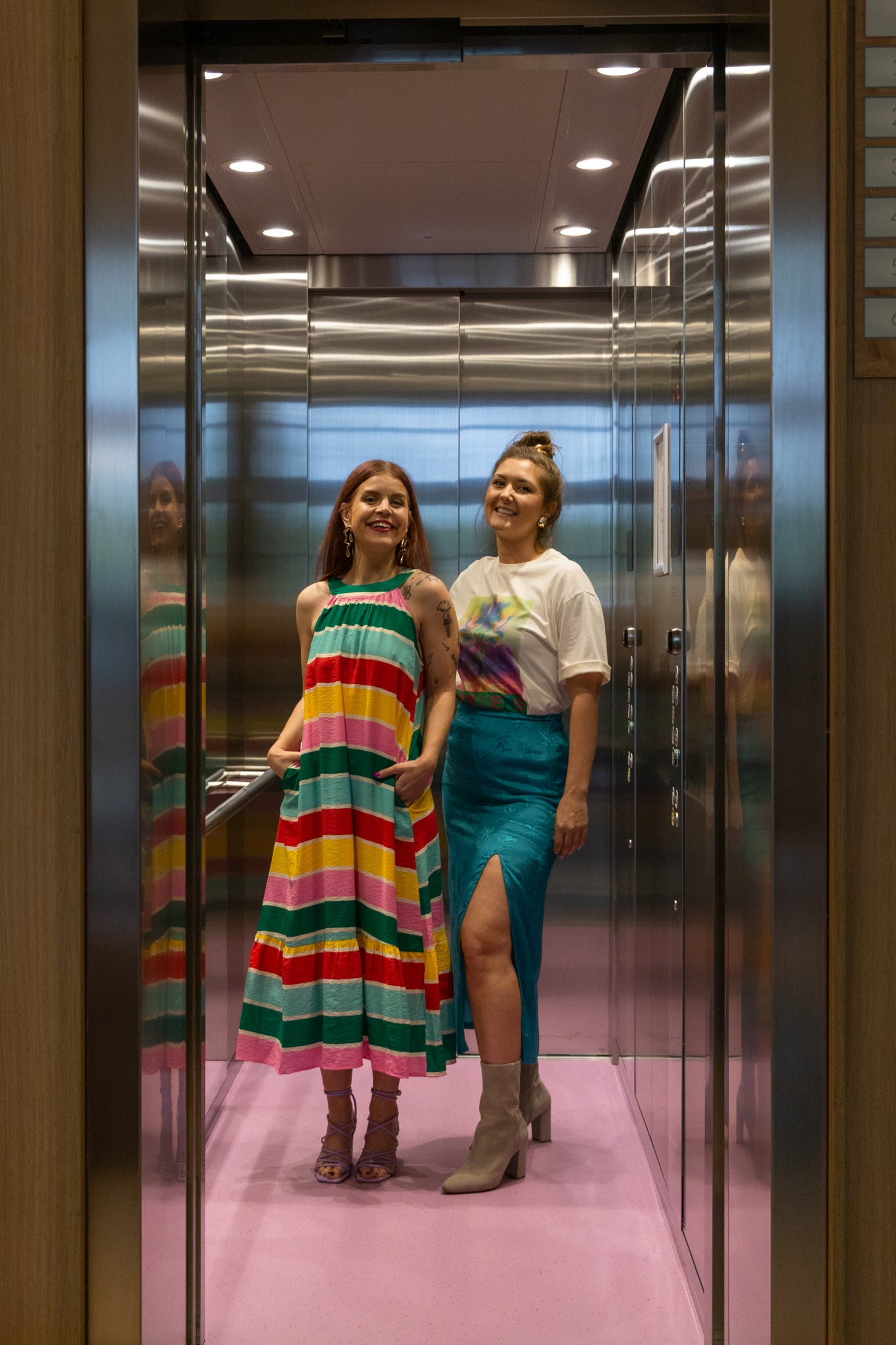 BERAWA LUXE | KOKOMO JACQUARD SKIRT - TURQUOISE / GREEN