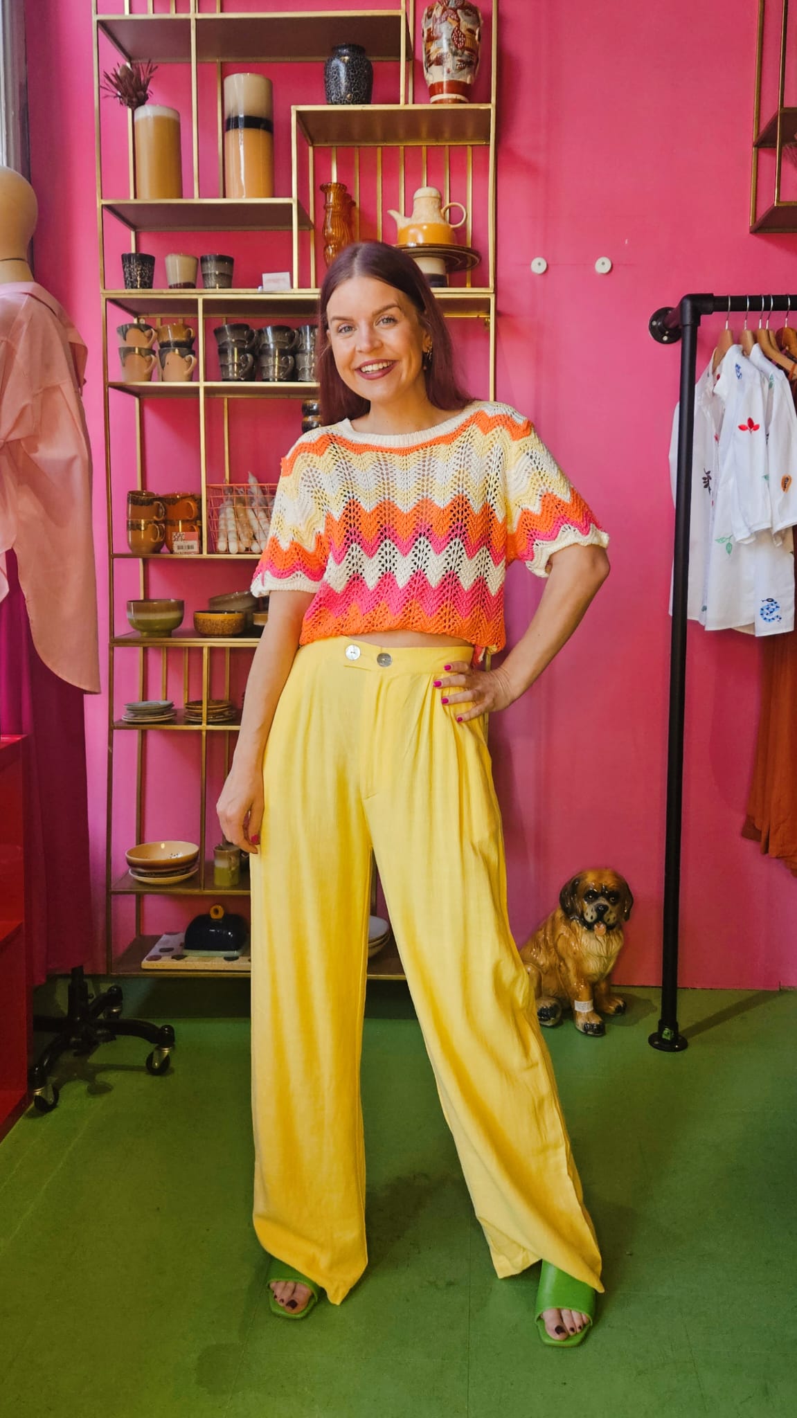 BERAWA LUXE | GREER LINEN PANTS - PASTEL YELLOW