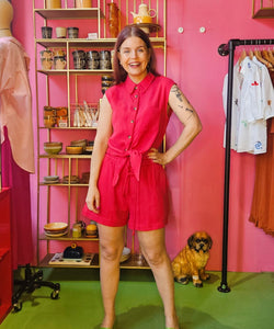 GRACE & MILA | RIO SHORTS - CERISE