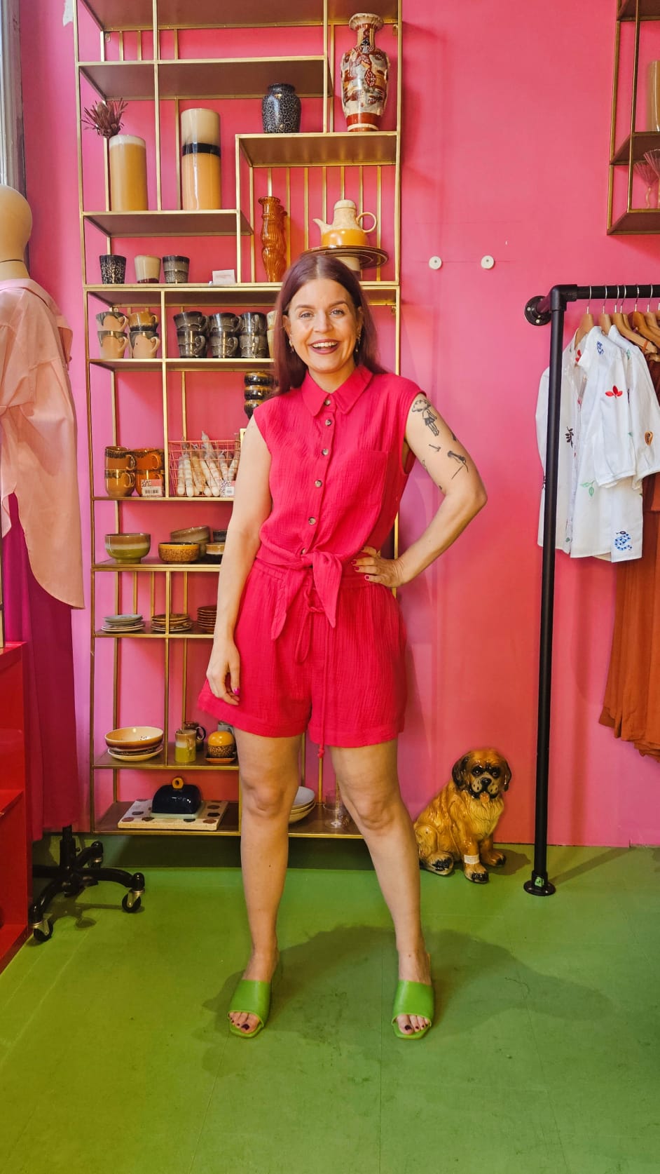 GRACE & MILA | RIO SHORTS - CERISE