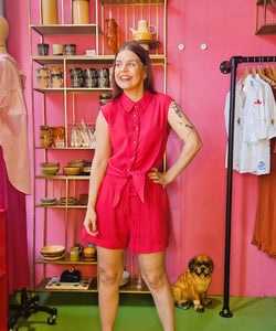 GRACE & MILA | RIO SHORTS - CERISE