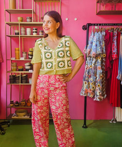 HARPER & YVE | HOLLY PANTS - FLIRTY FLOWER PINK