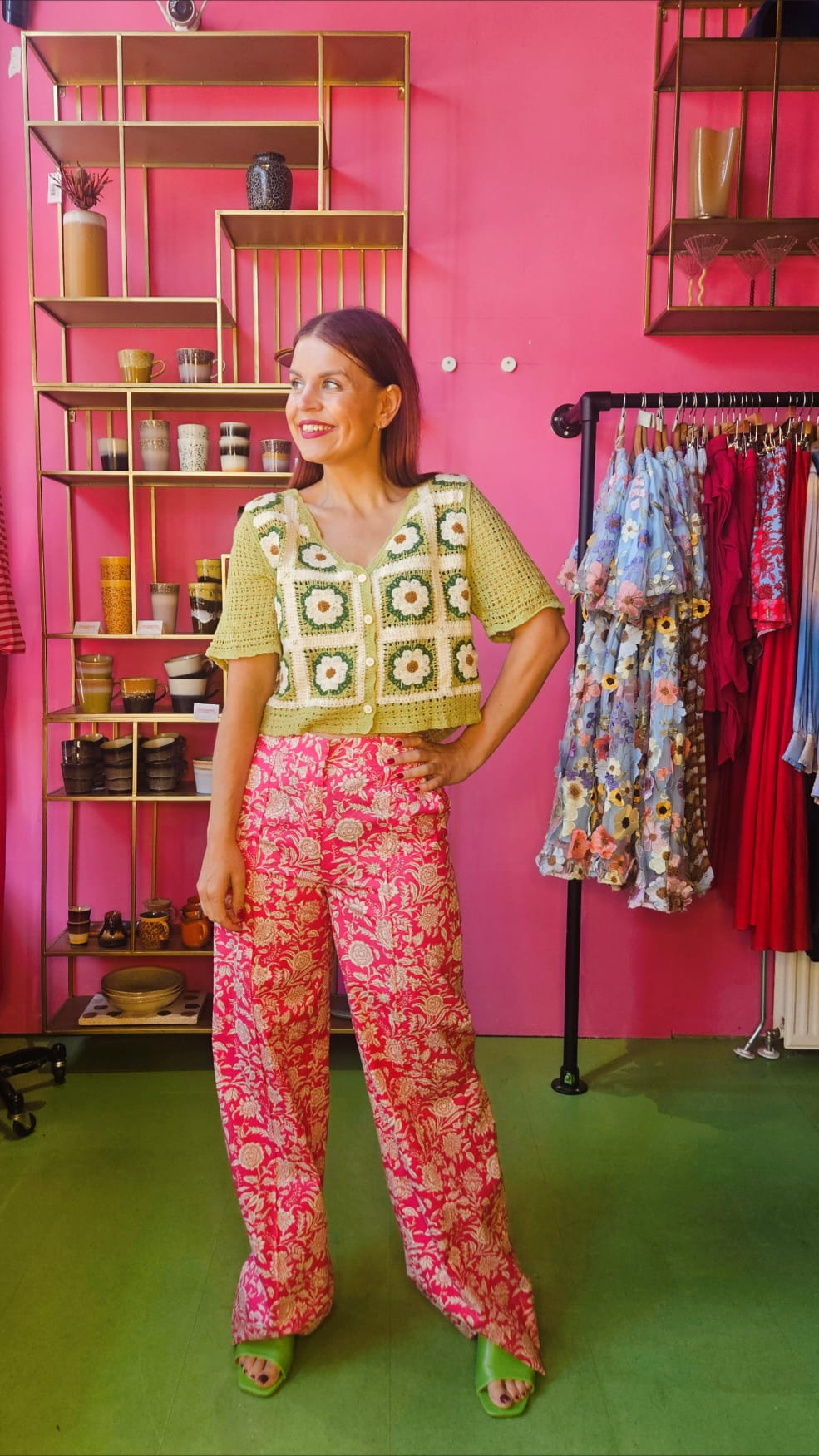 HARPER & YVE | HOLLY PANTS - FLIRTY FLOWER PINK