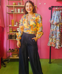 NÜMPH | MIAMI PANTS - DARK BLUE DENIM