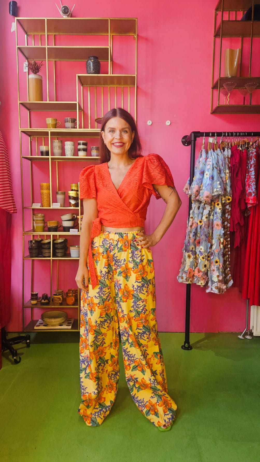 HARPER & YVE | RILEY PANTS - BANANA FLOWER