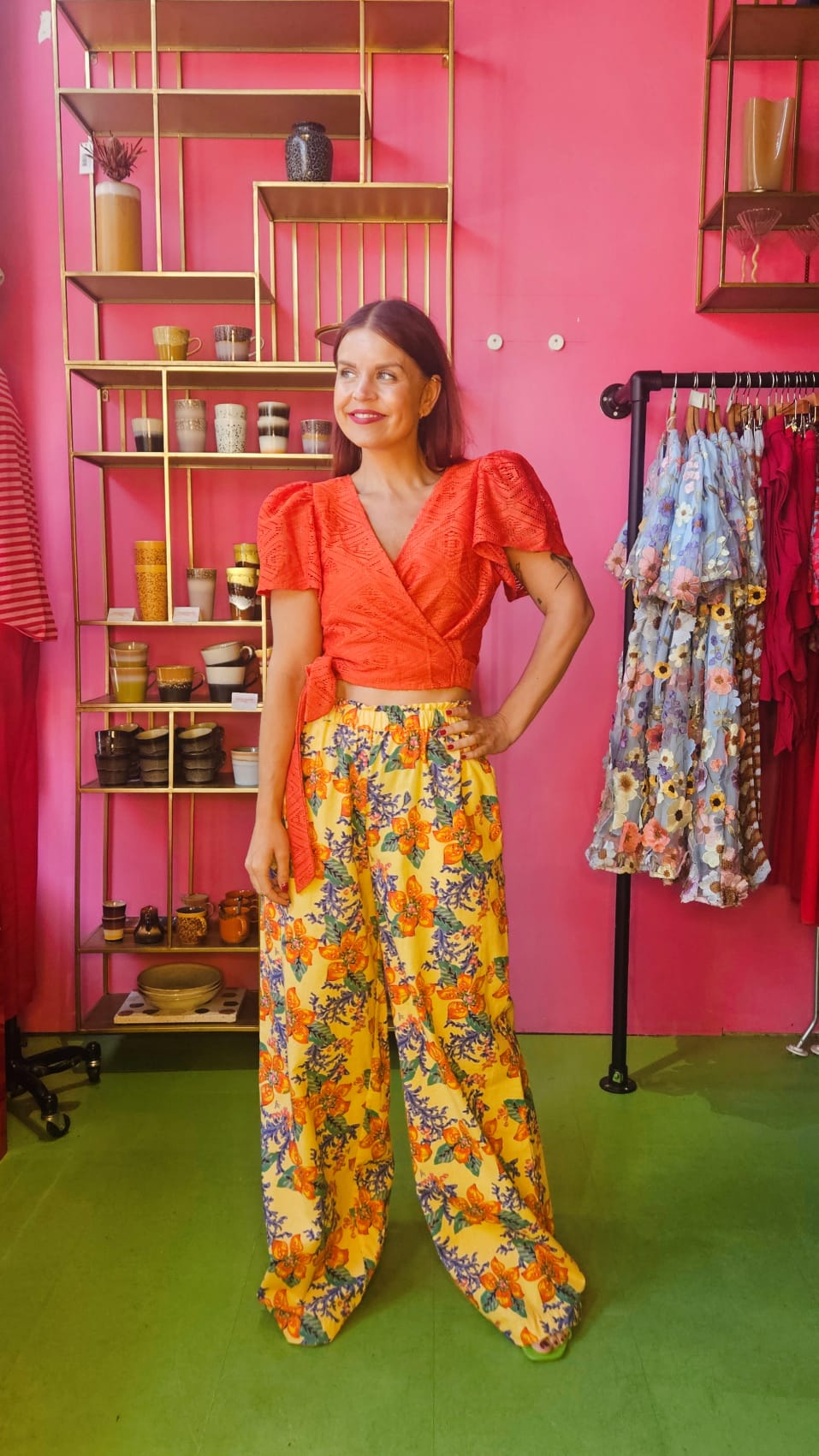 HARPER & YVE | RILEY PANTS - BANANA FLOWER