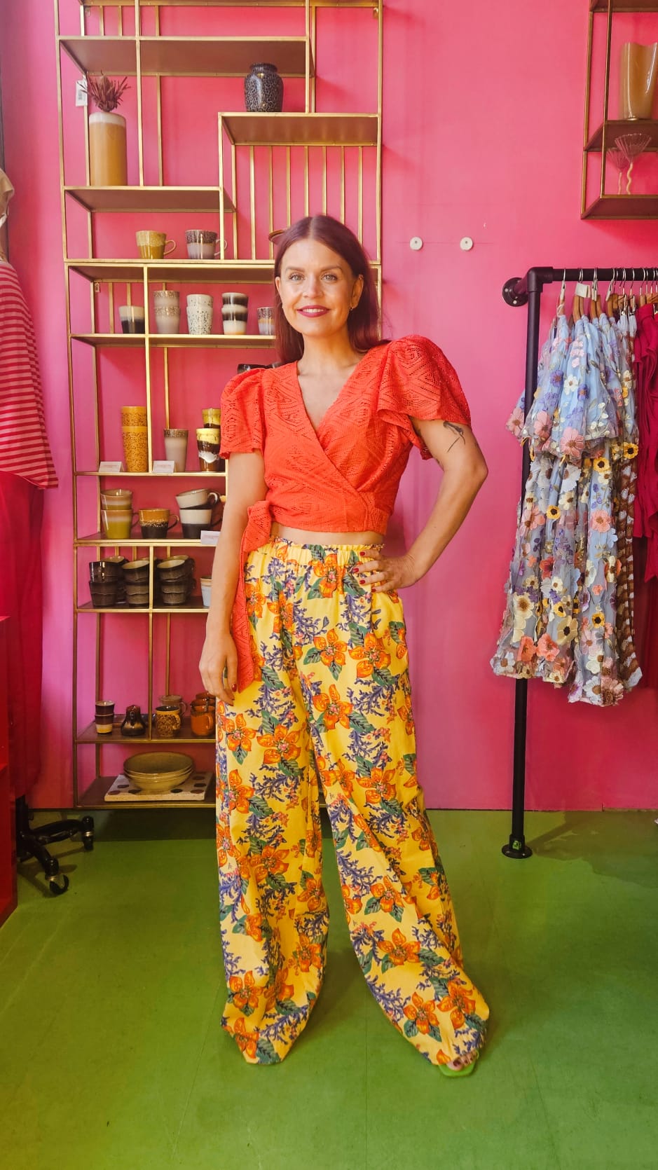 HARPER & YVE | RILEY PANTS - BANANA FLOWER