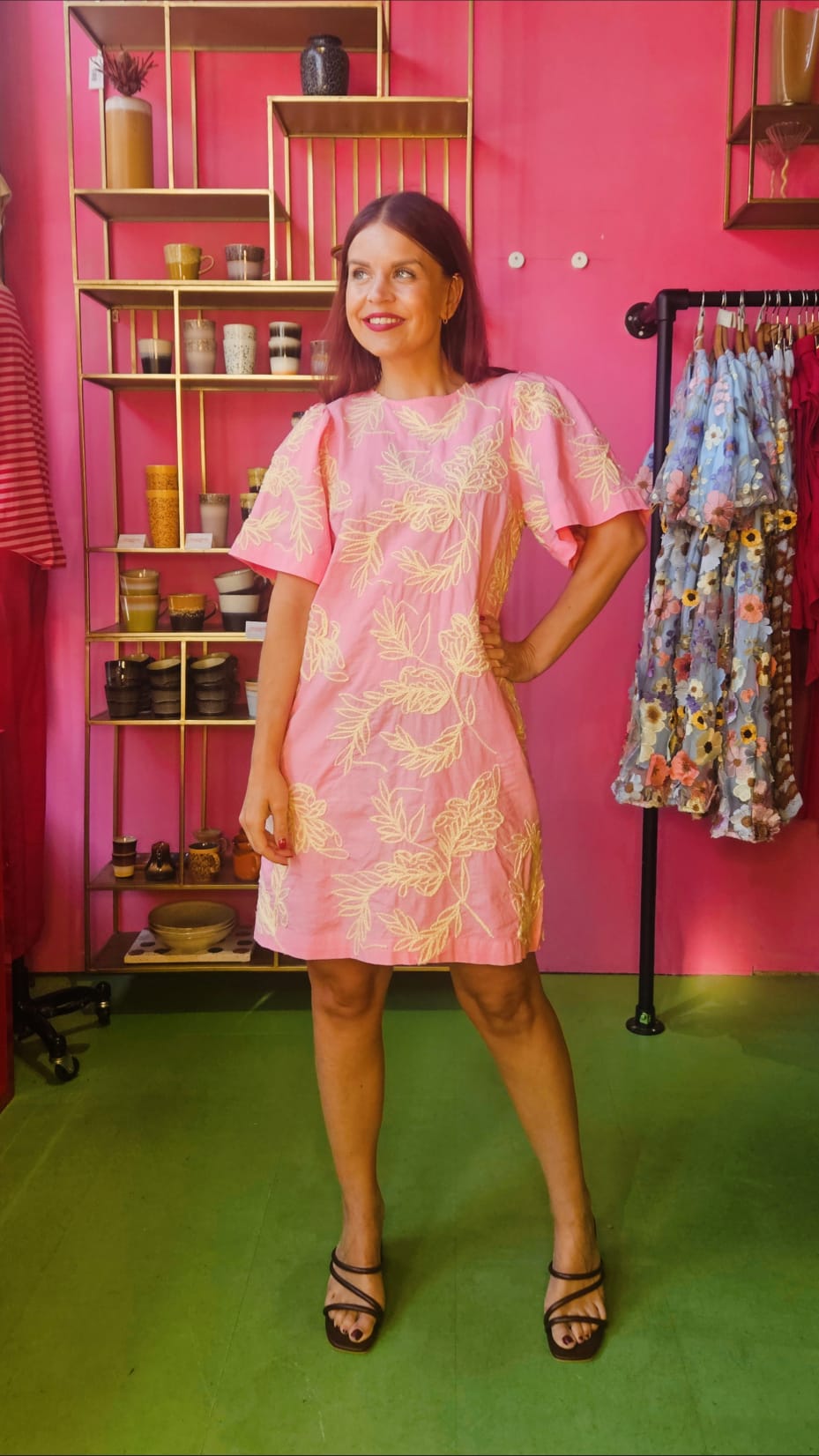 Y.A.S | CONEA SS DRESS - SACHET PINK
