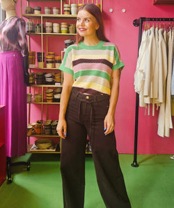 NÜMPH | MIVA SS PULLOVER - POISON GREEN