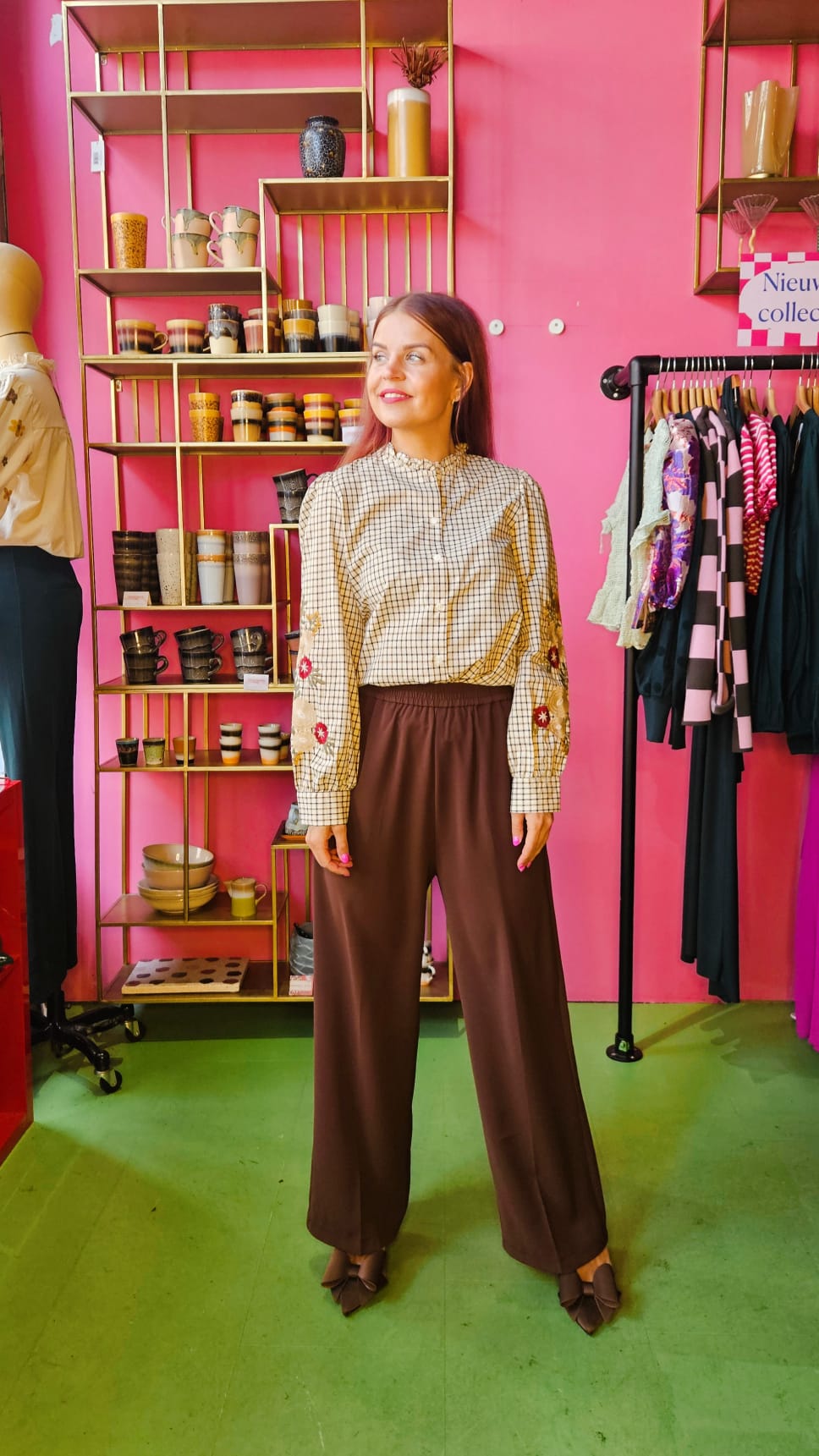 GRACE & MILA | NOBLESSE PANTS - CHOCLATE