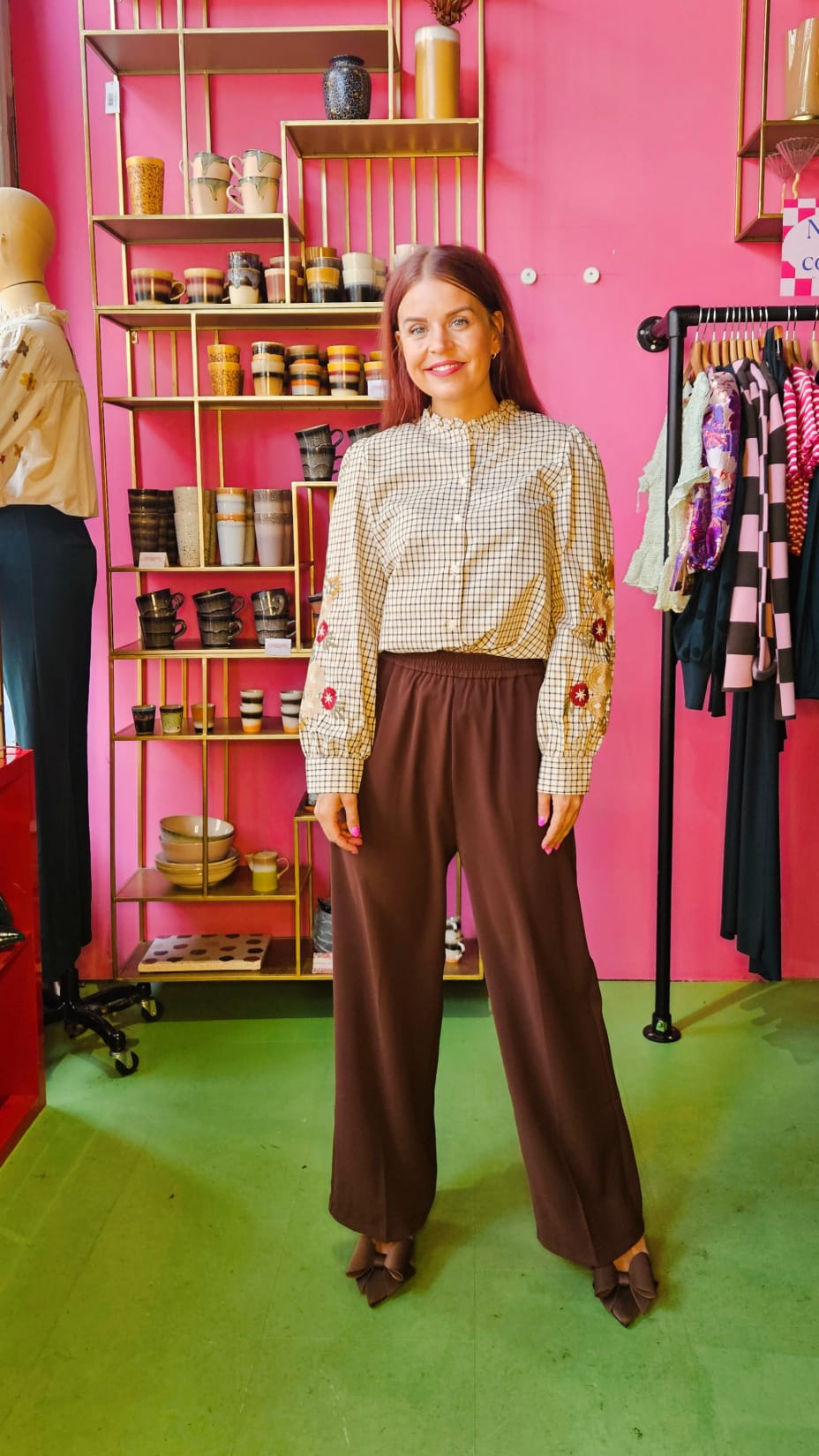 GRACE & MILA | NOBLESSE PANTS - CHOCLATE