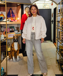 Y.A.S | KAMMY LS QUILTED JACKET - BIRCH