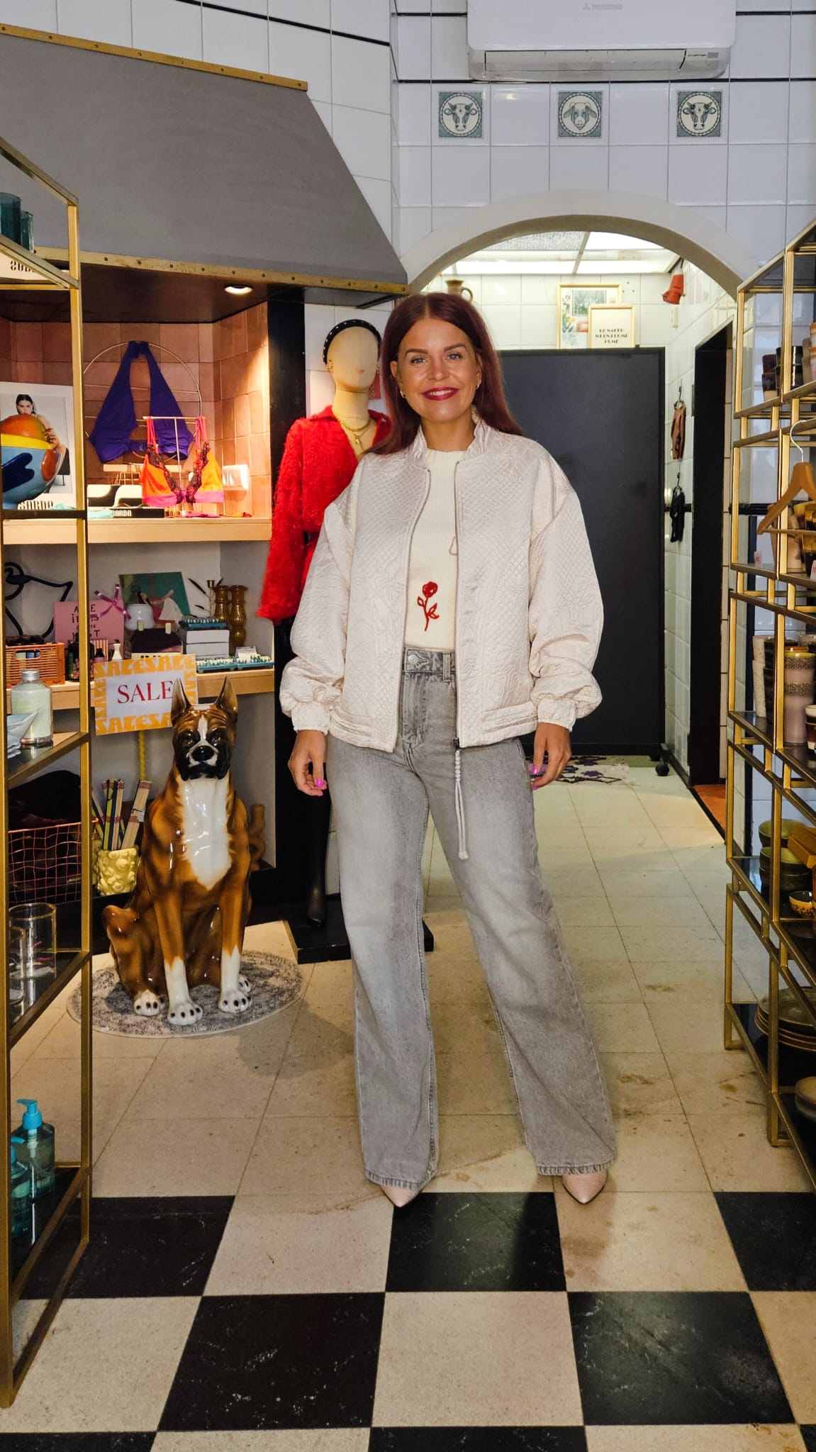 Y.A.S | KAMMY LS QUILTED JACKET - BIRCH