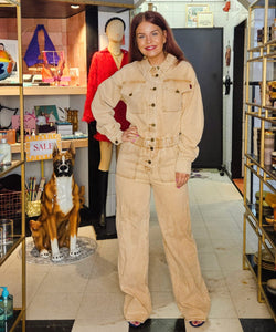 HARPER & YVE |  JACKY JUMPSUIT - BEIGE