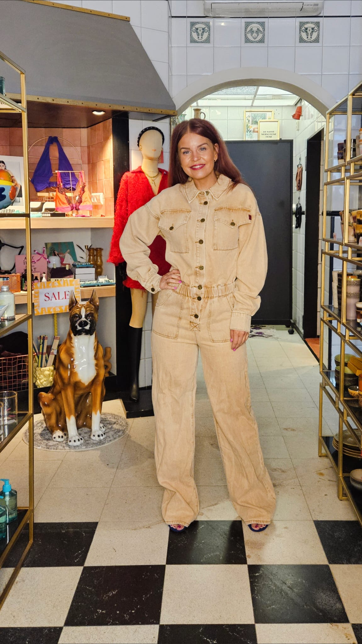 HARPER & YVE |  JACKY JUMPSUIT - BEIGE