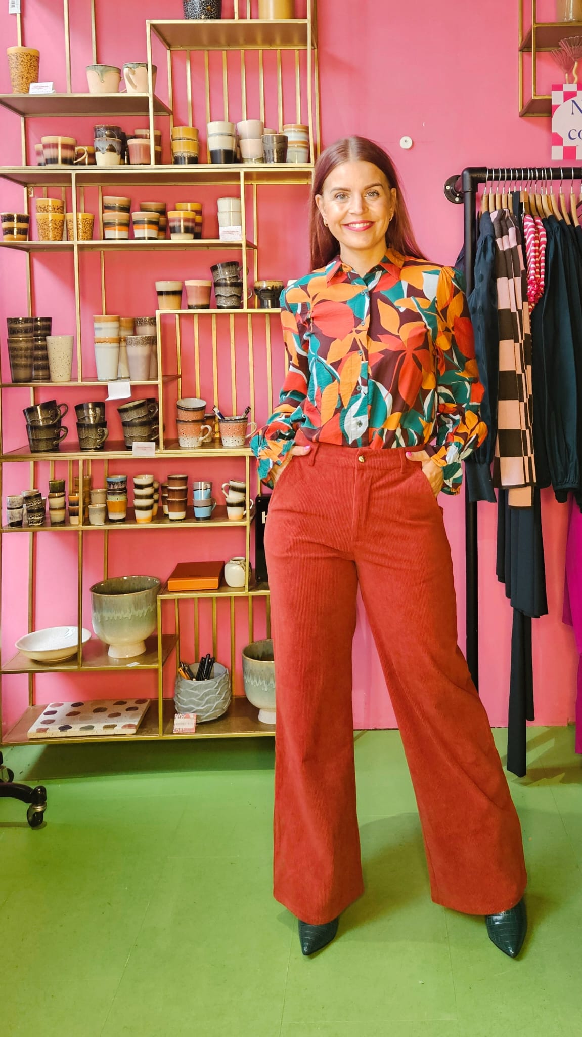 COMPAÑÍA FANTÁSTICA | LEAFS BLOUSE - MULTICOLOR