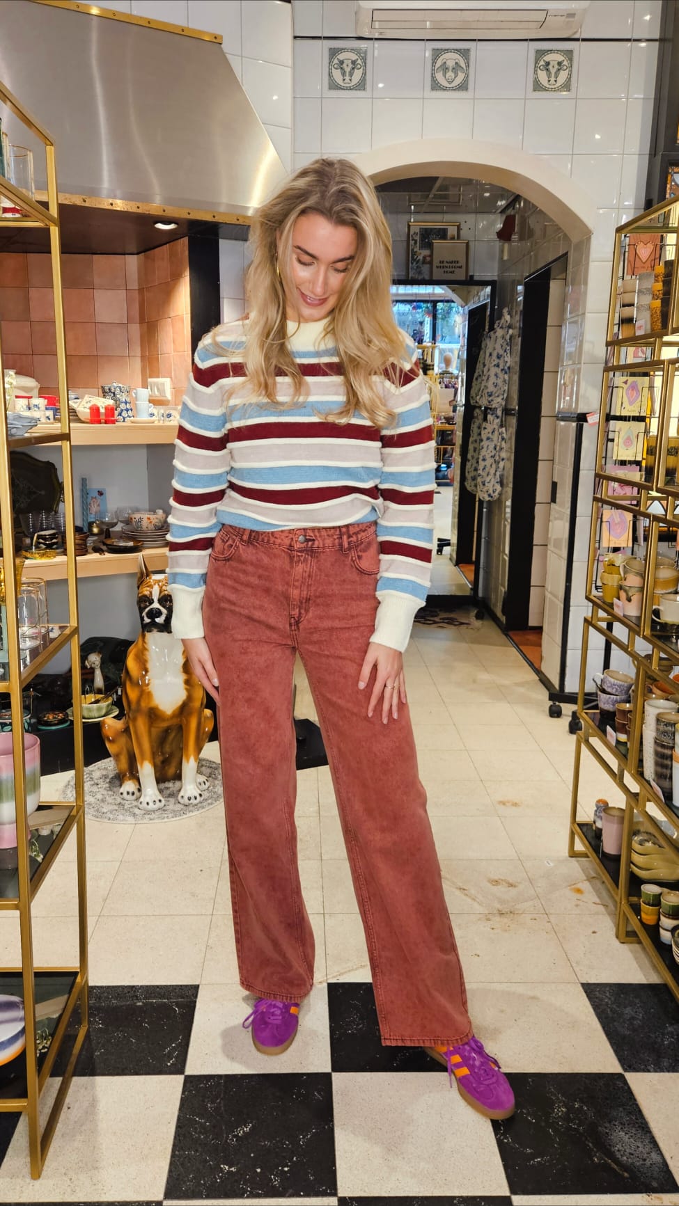 HARPER & YVE | YVE PANTS - BRICK RED