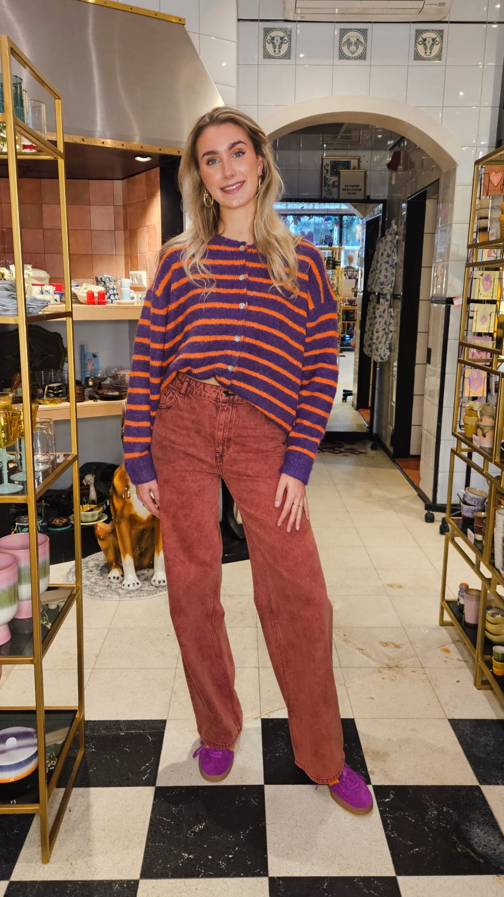 HARPER & YVE | YVE PANTS - BRICK RED