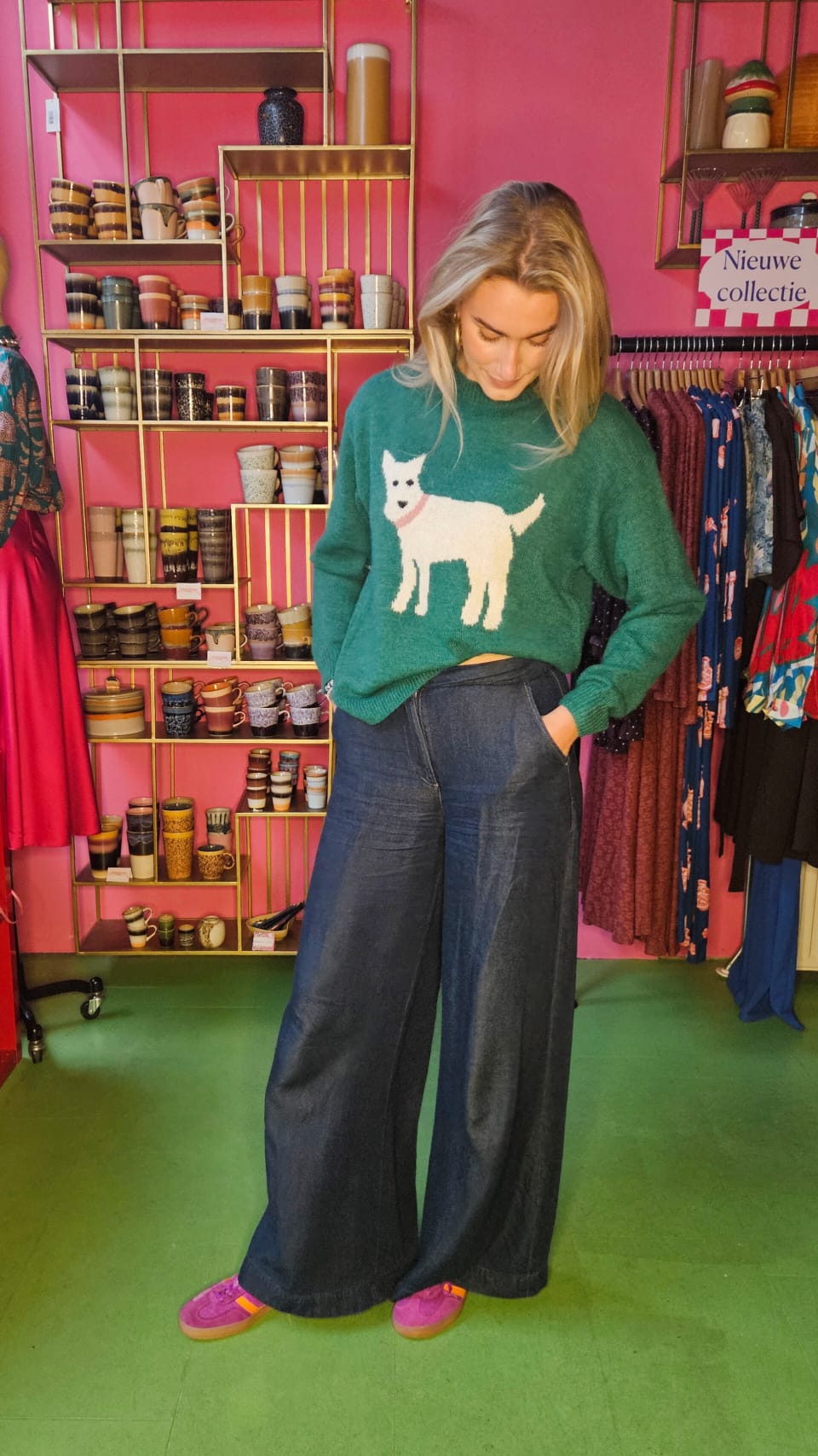 COMPAÑÍA FANTÁSTICA | SCHNAUZER PULLOVER - GREEN