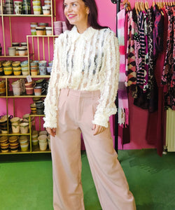 YAS | FRAYLY LS SHIRT - BIRCH