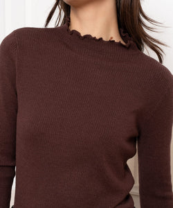 SOLOR LS TOP - BROWN
