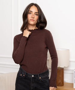 SOLOR LS TOP - BROWN